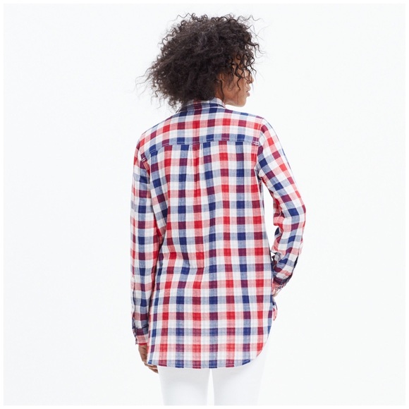 MADEWELL // Ex-boyfriend Emmett Plaid shirt - Picture 2 of 5